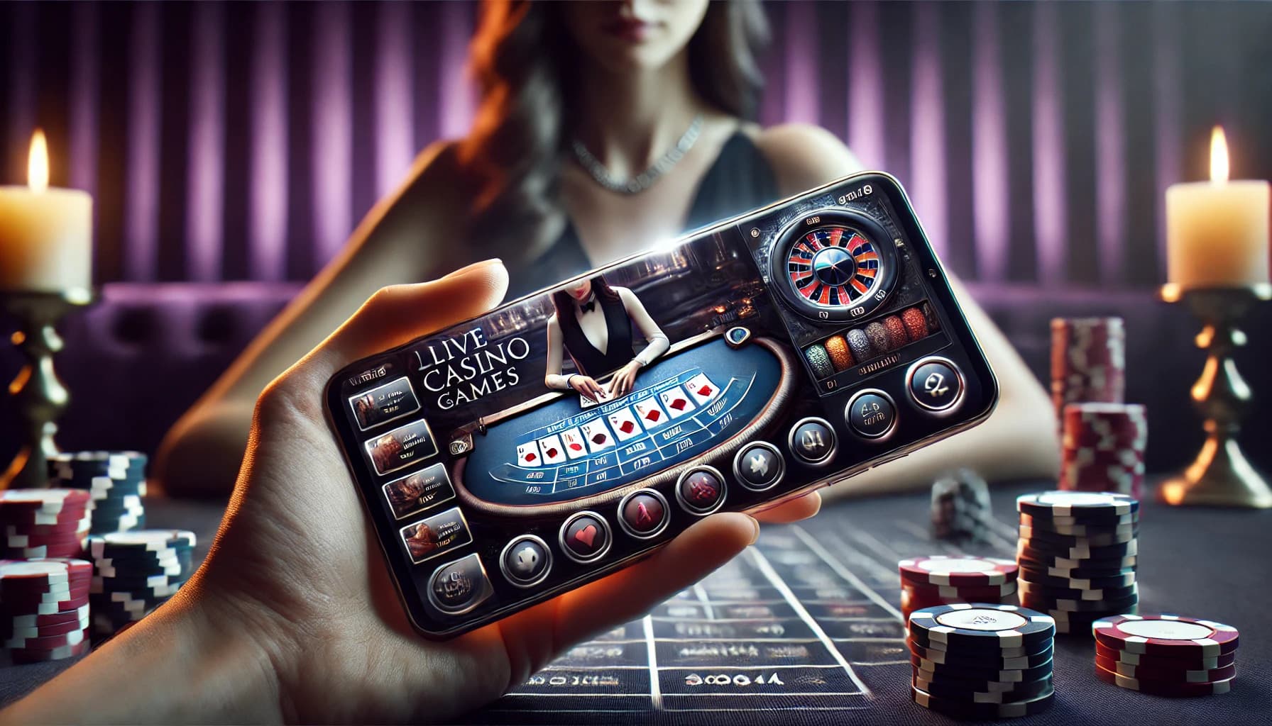 how to play live casino games on mobile