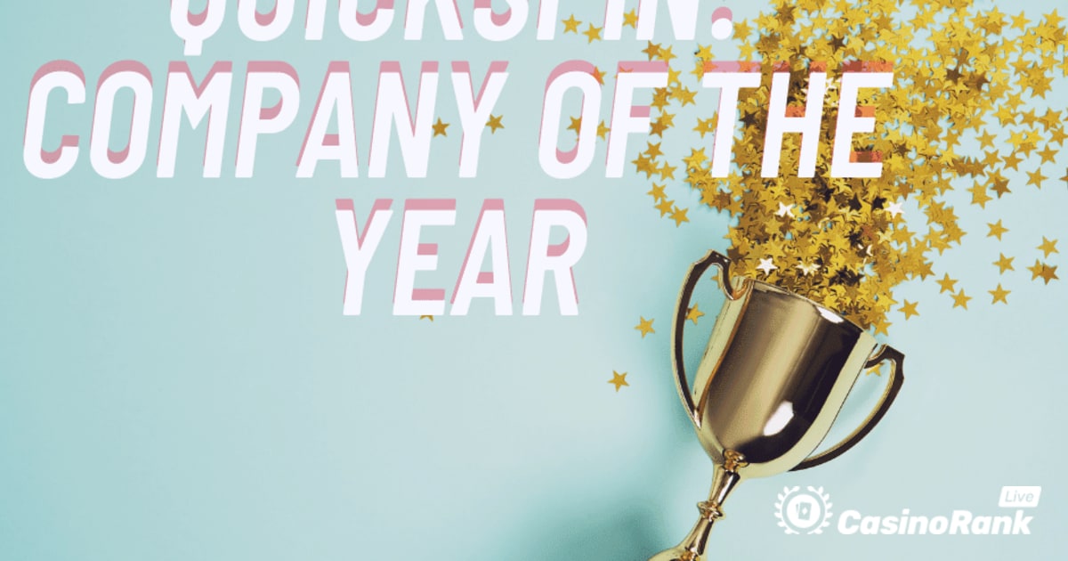 Quickspin tilldelas utmärkelsen Årets prestigefyllda företag