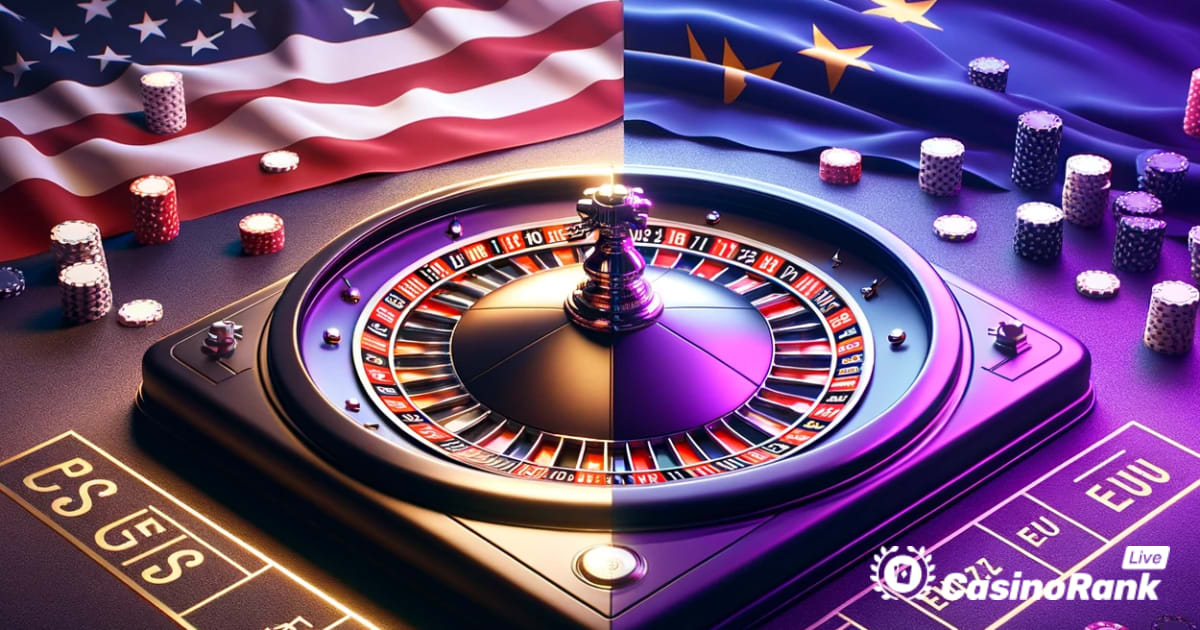 Välj amerikansk eller europeisk roulette på ett livedealercasino